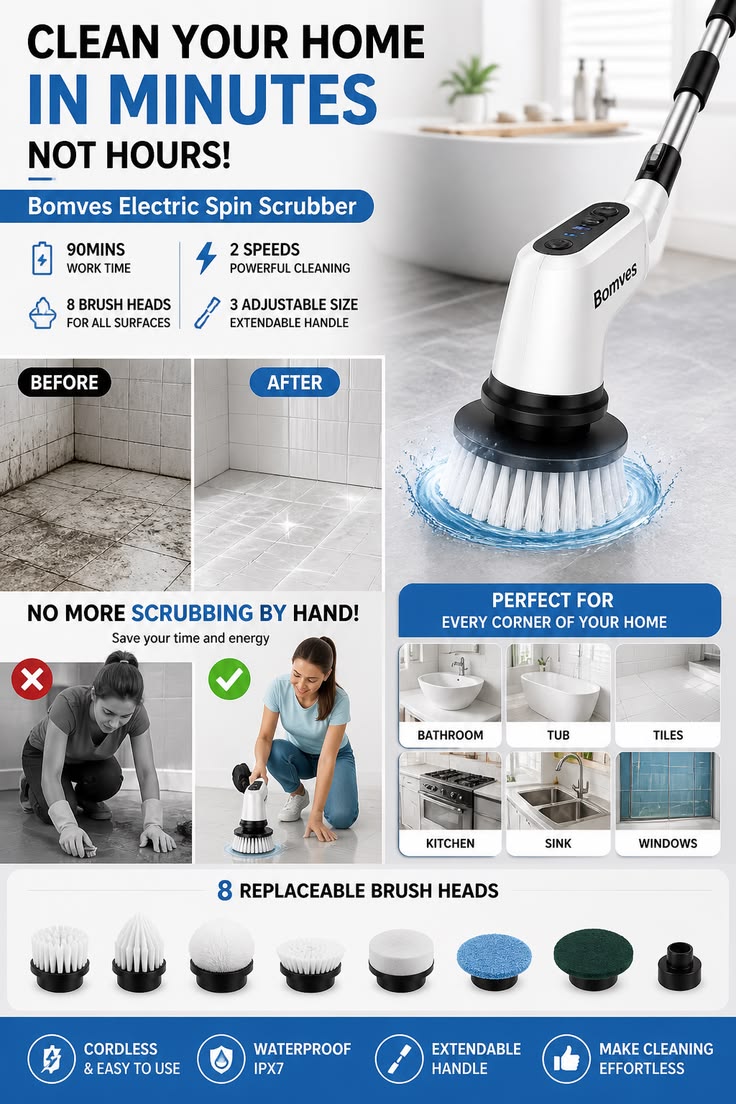 HydroSpin Elite Power Pro 7-in-1 Scrubber