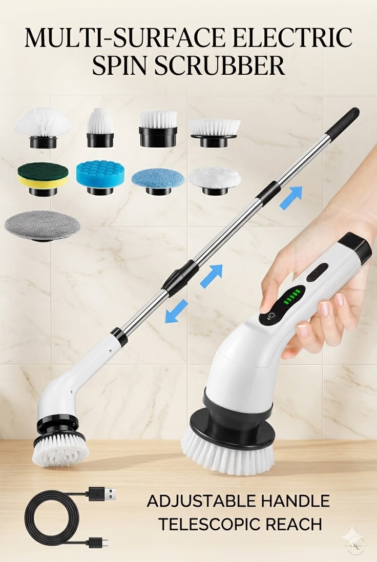 HydroSpin Elite Power Pro 7-in-1 Scrubber