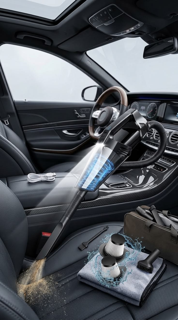 Powerful Rechargeable Handheld Vacuum Cleaner